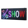 Programmable LED Sign, P10 Full Color Flexible Digital Scrolling Panel, DIY Custom Text Pattern GIF Display Board