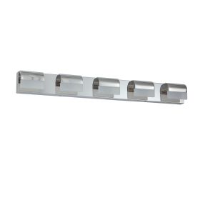 Modern Bathroom Vanity Lighting 5-Light LED Vanity Lights Over Mirror Bath Wall Lighting