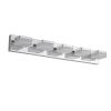 Modern Chrome LED Vanity Light, 5-Lights Wall Sconce for Bathroom and Mirror, Sleek Minimalist Design, Energy-Efficient, Easy to Install