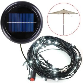 30 LEDs Solar String Light Cool White For 8 9 6rib WD Umb