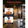 LED Temporary Work Light, 100W, 14400 lm, 5000K Durable & Water-Resistant, Linkable up to 8 Units