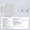 LED Night Light, 2 Pack Plug in LED Night Light, 0.6 W 3000k Soft White Light, with Dusk-to-Dawn Light Sensor, for Bedroom, Bathroom, Hallway