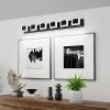 LED Black Modern Vanity Light 6 Light Matte Black Bathroom Vanity Lights Acrylic Bathroom Vanity Lights Fixtures