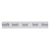 Modern Chrome LED Vanity Light, 5-Lights Wall Sconce for Bathroom and Mirror, Sleek Minimalist Design, Energy-Efficient, Easy to Install