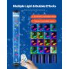 Sensory Bubble Tube Lamp, 3.3 ft Bubble Fish Tube, Sensory Aquarium Lamp with 10 Floating Fish & 16 Color Effects, Remote Control