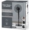 16" 12-Speed Pedestal Fan and Remote, BHS23619315319R, New, Black