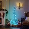 5 Ft Cone Christmas Tree with Light