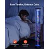 Sensory Bubble Tube Lamp, 3.3 ft Bubble Fish Tube, Sensory Aquarium Lamp with 10 Floating Fish & 16 Color Effects, Remote Control