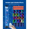 Sensory Bubble Tube Lamp, 2.67 ft Bubble Fish Tube, Sensory Aquarium Lamp with 6 Floating Fish & 16 Color Effects, Remote Control