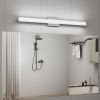 Bathroom Vanity Light Brushed Nickel Square LED 41 inch 24W 6000K Cool White Light Wall Bar Lighting Fixtures Over Mirror (Brushed Nickel, 41in)