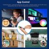 Plug in Under Cabinet Lighting Kit, Dimmable Kitchen Undercounter Lights, White & Color Ambiance Smart LED Bar Compatible with Alexa