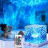 Ocean Wave Projector Light, 16 Colors Rotating Water Lamp