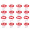 16 Pack Led Fairy Lights Battery Operated String Lights Waterproof Silver Wire 7 Feet 20 Led Firefly Starry Moon Lights For DIY Wedding Party Bedroom