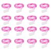 16 Pack Led Fairy Lights Battery Operated String Lights Waterproof Silver Wire 7 Feet 20 Led Firefly Starry Moon Lights For DIY Wedding Party Bedroom