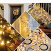 Light with Butterfly 144LED 7.22FT Enchanted Wall Decoration Vine Lights 8 Light Modes for Indoor Home Wall Decoration