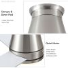 48 in. Integrated LED Farmhouse Indoor/Outdoor Nickel Smart Ceiling Fan with Remote Control