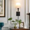 Rechargeable Battery Operated Wall Sconces, Set of 2 with Wireless Remote - Dimmable Modern Cordless Wall Lights for Bedroom, Living Room, Hallway