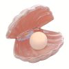 1 Pack, Net Celebrity Creative Nordic Style Dream Shell Light, Button Battery Night Light Bedroom Bedside Pearl Lamp