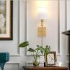 Rechargeable Battery Operated Wall Sconces, Set of 2 with Wireless Remote - Dimmable Modern Cordless Wall Lights for Bedroom, Living Room, Hallway