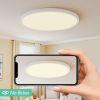 16inch Flush Mount Ceiling Light, 32W 3520LM 5CCT Selectable, Dimmable LED Ceiling Light Fixture for Kitchen Bedroom Living Room
