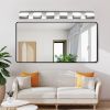 Modern Bathroom Vanity Lighting 6-Light LED Vanity Lights Over Mirror Bath Wall Lighting